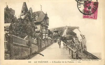Le Tréport — A Escada da Falésia — Edição das Novas Galerias — n° 192