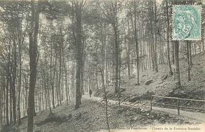 Arredores de Plombières - Caminho da Fontaine Stanislas — Ad. Pienrot, fot.