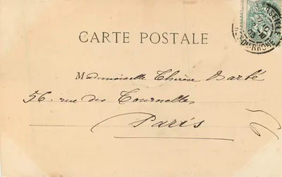 Marseille - La Porte d'Aix — Arc de triomphe dédié à la République — uitgever J. Collas, n°2 — Achterkant