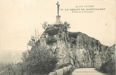 O Cristo de Montvalent — Vale da Dordogne — Librairie Bandel, St-Céré (Lot)