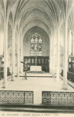 Solemes — Capela Abbatial, o Coro — LL