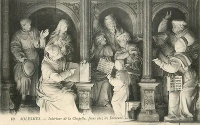 Solemes — Interior da Capela, Jesus entre os Doutores — L. 10