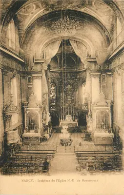 NANCY - Interior da Igreja Nossa Senhora de Bonsecours