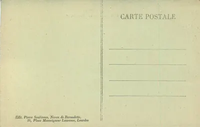 Lourdes — Bazylika — Pyrenées — Rewers