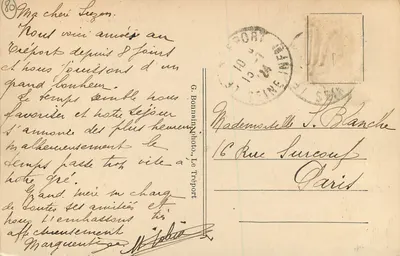 MERS-les-BAINS — A Tempestade — G.B. — n°155 — Verso