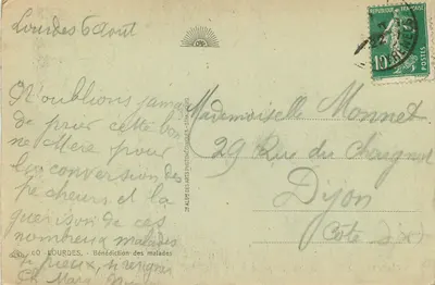Lourdes — Benedyktura chorych — CO Lourdes, Strasbourg — Rewers