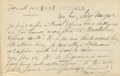 Lourdes — L'Esplanade e il Castello-Fortezza — editore MT — Verso