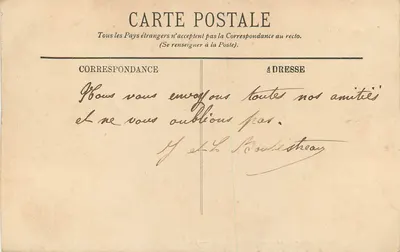 Lourdes — Le Calvaire (1ère Station) — LL. — Verso