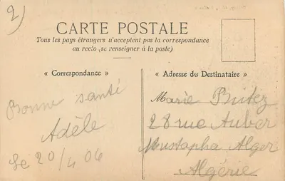 Bordeaux — La Grosse Cloche — Delbory, ed. Bordeaux, n.º 18 — Reverso