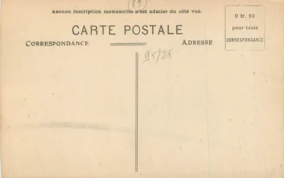 Tonnerre — Widok panoramiczny z wybrzeża St-Loup — Ingrand, foto-Tonnerre — Rewers