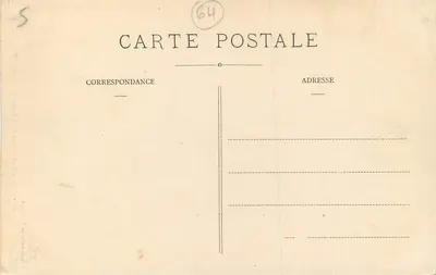 PAU - Zamek - Berceau d'Henri IV — Wydanie Galeries Modernes, nr 26 — Rewers