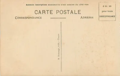 Loches (Loir-et-Cher) — Castelo Real, túmulo de Agnès Sorel erguido no século XV, levantado em 1809 — Verso