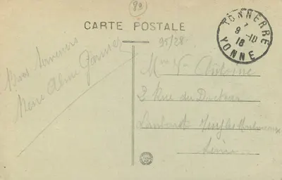 Tonnerre — Igreja de São Pedro — Durand, fotógrafo — Verso