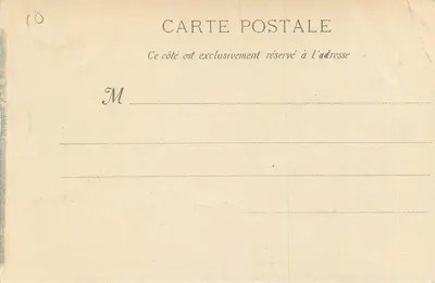 Nice — Pejzaż ogólny (z zamku) — Wydawnictwo G.-J. fot. Nice, seria B, n° 4013 — Rewers