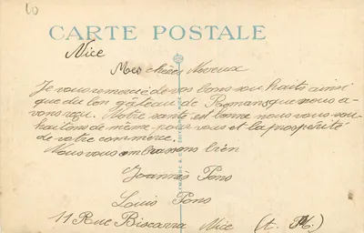 Nice — Ogród Albert I — Pastoralna Poezja. — Rewers