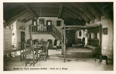 Museu do Velho Lausanne Evêché — Sala no 2. Andar — GARRAUX, Lausanne