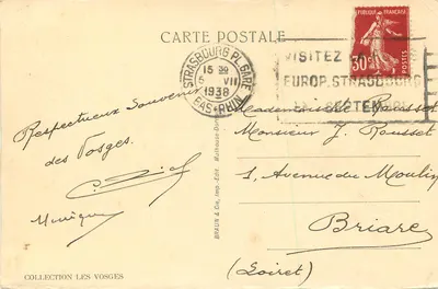 Gérardmer — Ogólny widok z Mérelle — Braun & Cie, Wydawnictwo drukarskie Mulhouse-Dornach — Rewers