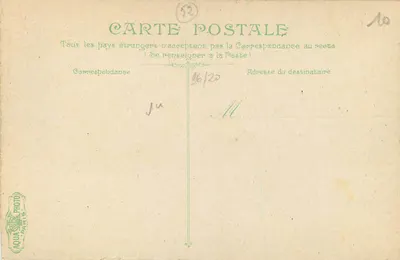 Chaumont — Prefektura — Widok z Boulingrin — Rewers