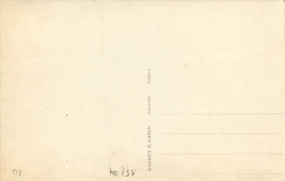 Anúncio de fonte monumental — Annecy — editor GIL n°1197 — Verso