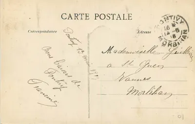 Fontaine di Saint-Nicodème vicino a Pontivy — La Bretagna pittoresca — serie 2725 — Verso