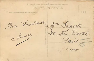 Clermont-Ferrand — La Nouvelle Préfecture — G. D'O. n°1197 — Rewers