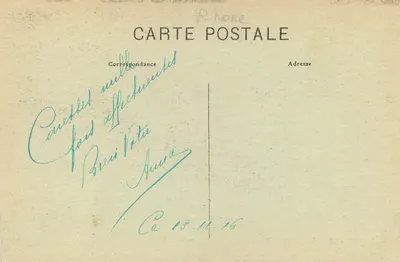Jezioro Tête-d'Or — Wyspa Cyganiów — E. R. — Rewers