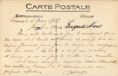 LYON. — O PONTE WILSON E O HÔTEL-DIEU — Editor LN, n° 555 — Verso