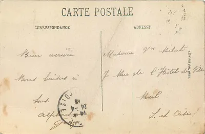 LYON — A Prefeitura — Selecta, n° 446 — Verso