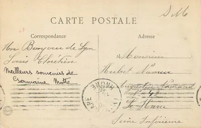 Lyon - Ábside de la Nueva Iglesia de Fourvière — B. F., PARIS, n°170 — Reverso