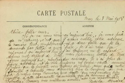 LYON — Parco della Testa d'Or — L'angolo dei Cigni — E. B. — Verso