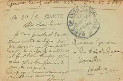 LYON — Nossa Senhora de Fourvière — A Abside — E.R. — Verso