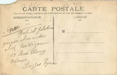 Urdos — Le Portalet — I Pirenei — C.C. 749 — Verso