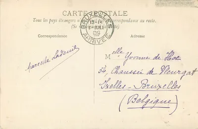Bordeaux — Ogród Urzędu Miasta — wydawca nieznany, n° 45 — Rewers