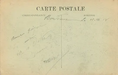 Bordeaux — Place de la Bourse et la Rade — A.H. 56 — Verso