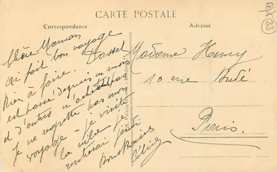 Bordeaux — La Tour Saint-Michel — Edition Caudry n°21 — Rewers