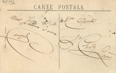 Bordeaux — Gara Południowa St-Jean — Michel & Forgel — Rewers