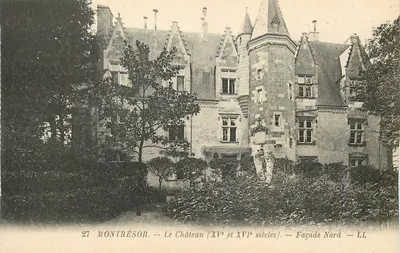 Montrésor — O Castelo (séculos XV e XVI) — Facha Norte — LL