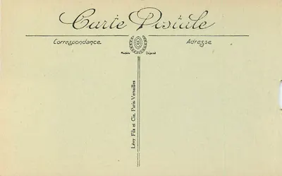 Bilhete postal antigo Montresor O Castelo (Séculos XV e XVI) Vista Superbamente Sobre L'Indrois LL — Verso