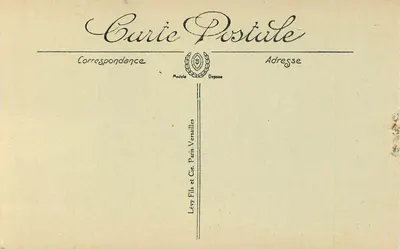 Montresor — O Castelo (séculos XV e XVI) e um Canto do Parque — LL — Verso