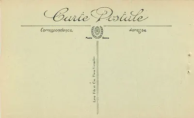 Montrésor — Wejście do dawnego zamku — Levy Fils et Cie, Paris — Rewers