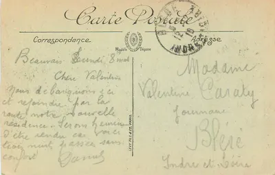 Bordeaux — O Grande Teatro — LL. — Editor LL, n° 48 — Verso