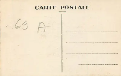 LOYN — Pomnik Dzieci Rzeka Rhône — L.A. — Artystyczna Karta Pocztowa — Rewers