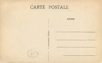 Orléans — Abside da Catedral — L. Lenormand, Orléans — Verso