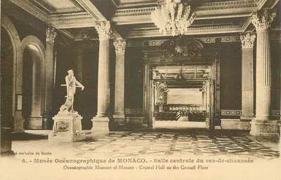 Museu Oceanoográfico de Mônaco — Sala central do térreo