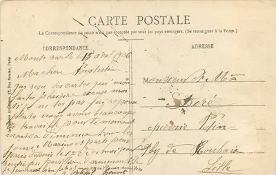 Mônaco - O Museu Oceanoográfico — Derville, editor, Monte-Carlo — Verso