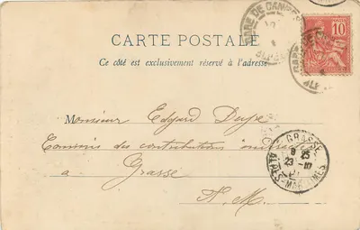 Monte Carlo - Sala de Jogo - À Noite, por Hodebert — Édition Glietta, n° 532 — Verso