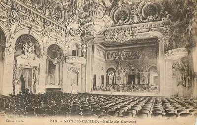 Monte-Carlo — Sala de Concerto — Edição Gilletta n°718