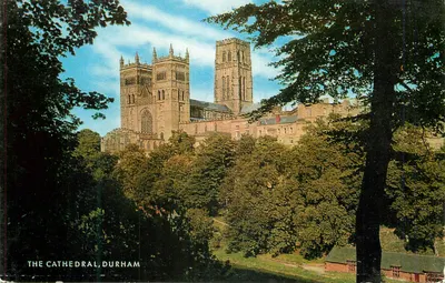 A Catedral, Durham — vista panorâmica — J. Salmon Ltd., Sevenoaks