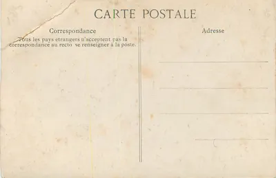 Fontainebleau — Souvenir de Fontainebleau — SIRON Edit. BARRIÈRON, Modèle 204 — Rückseite