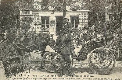 Paris-Moderne — As mulheres cocheiras — C.M. n°932